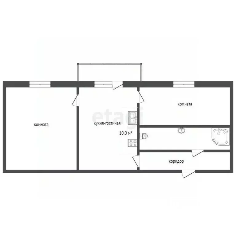 2-к кв. Тюменская область, Тюмень Метелева мкр, ул. Метелевская, 8 ... - Фото 0