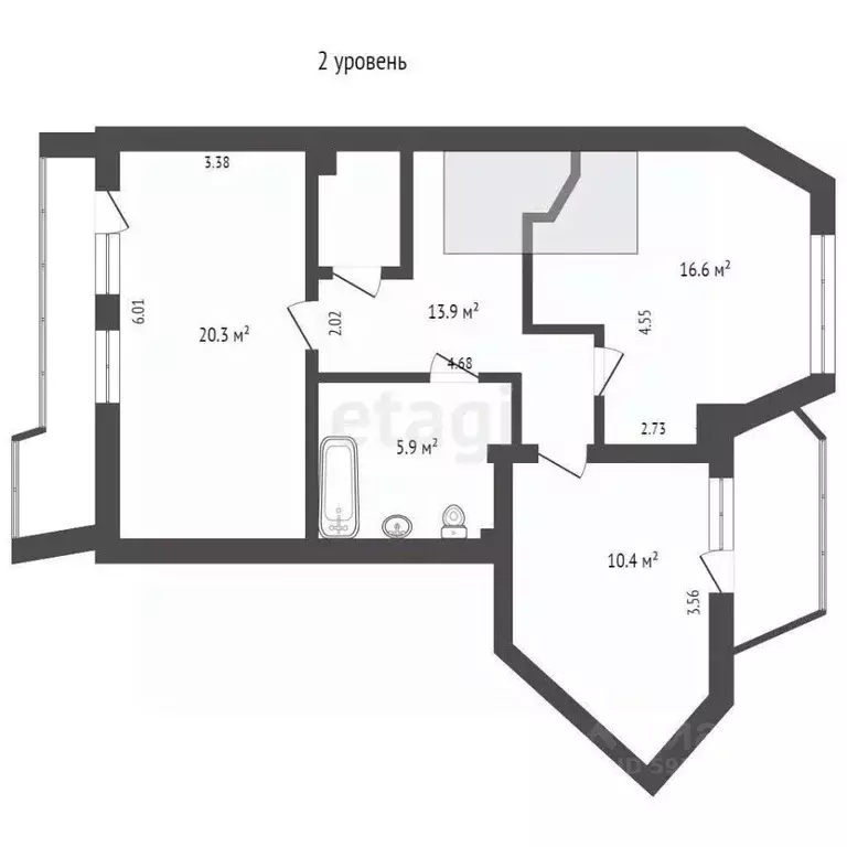 5-к кв. Архангельская область, Архангельск Советская ул., 11к1 (144.4 ... - Фото 1