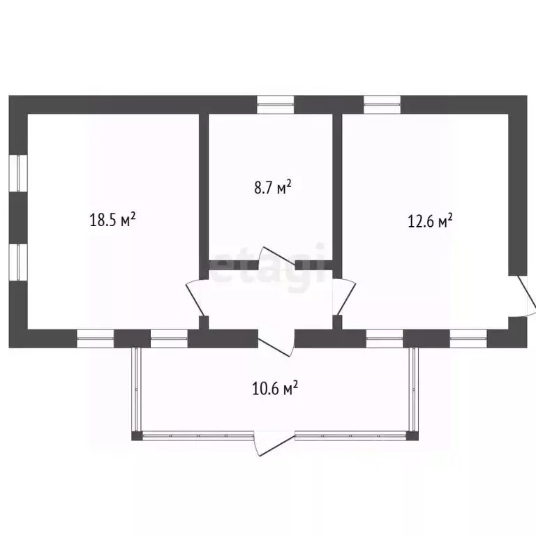 Дом в Крым, Красноперекопский район, с. Вишневка ул. Ленина, 74 (59 м) - Фото 2