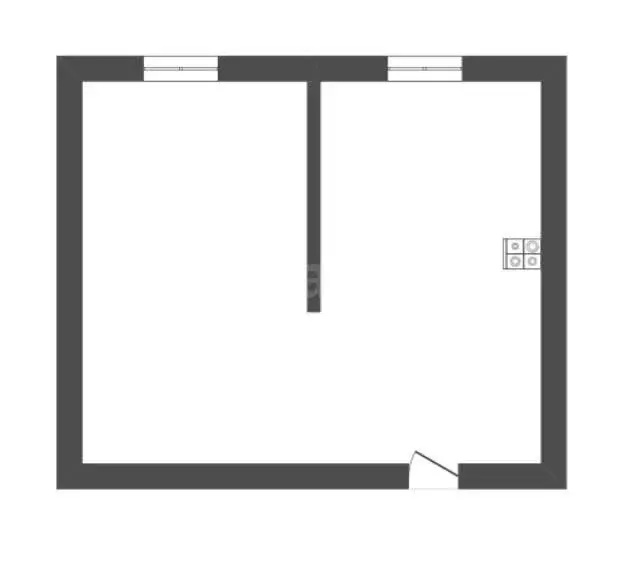 1к в -комнатной квартире (29.5 м) - Фото 1