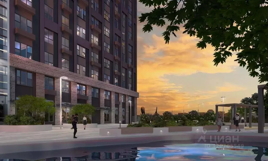 1-к кв. Башкортостан, Уфа Формула жилой комплекс (28.8 м) - Фото 2