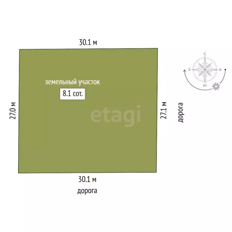 Участок в Тюменская область, Тюмень Якорь садовое товарищество, ул. ... - Фото 1