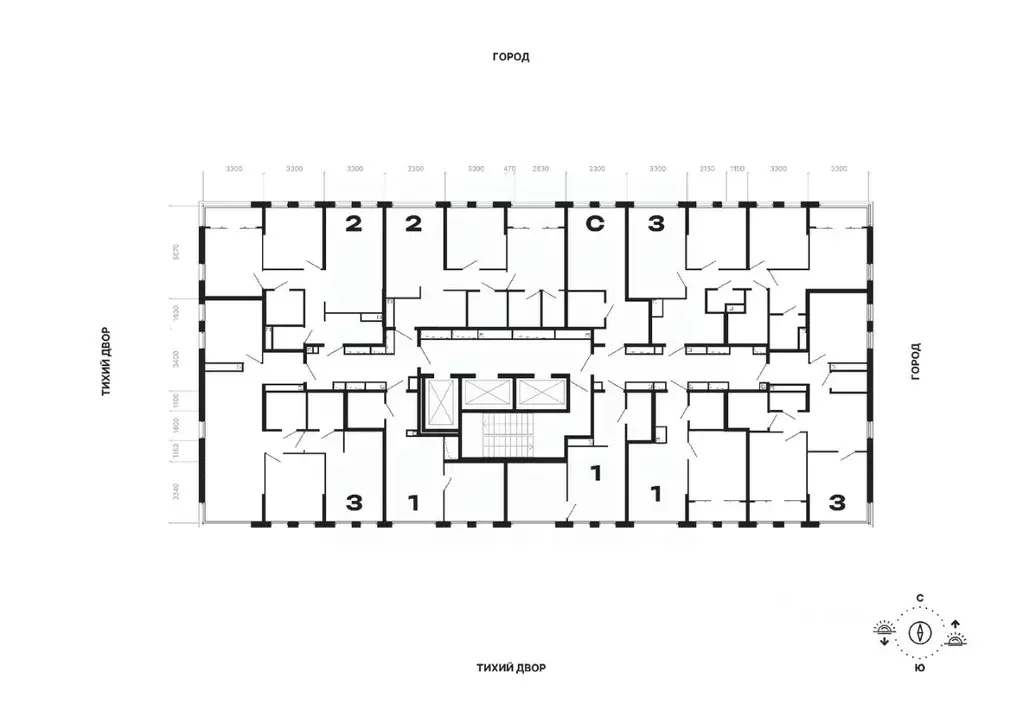 3-к кв. Свердловская область, Екатеринбург ДНК: Дом на Куйбышева жилой ... - Фото 2