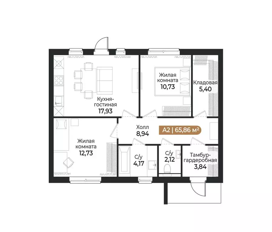 Дом в Всеволожск, Южное шоссе (65.86 м) - Фото 2