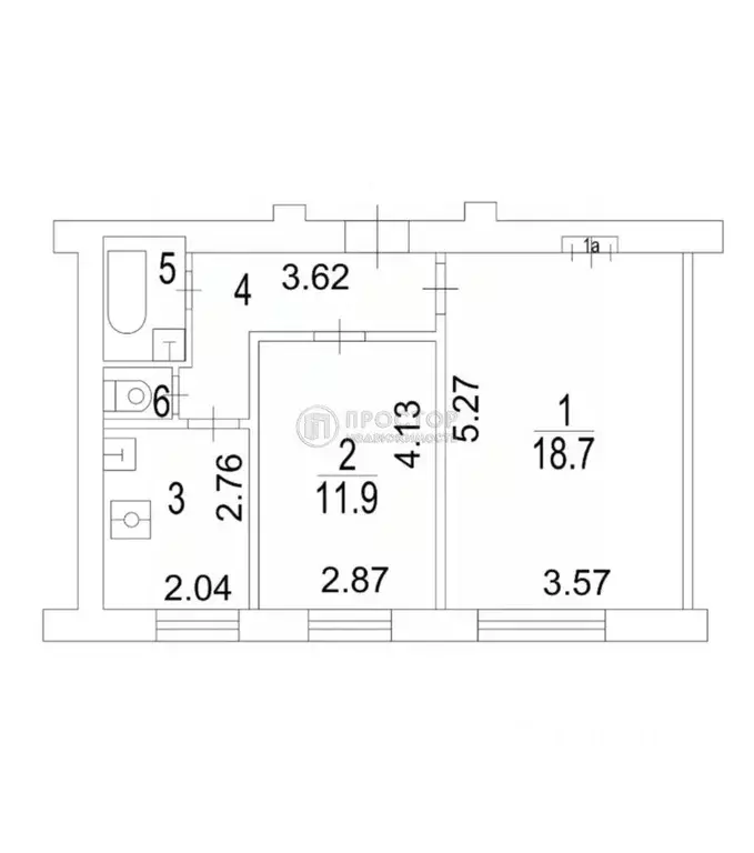2-к кв. Москва ул. Маросейка, 10/1С3 (44.8 м) - Фото 2