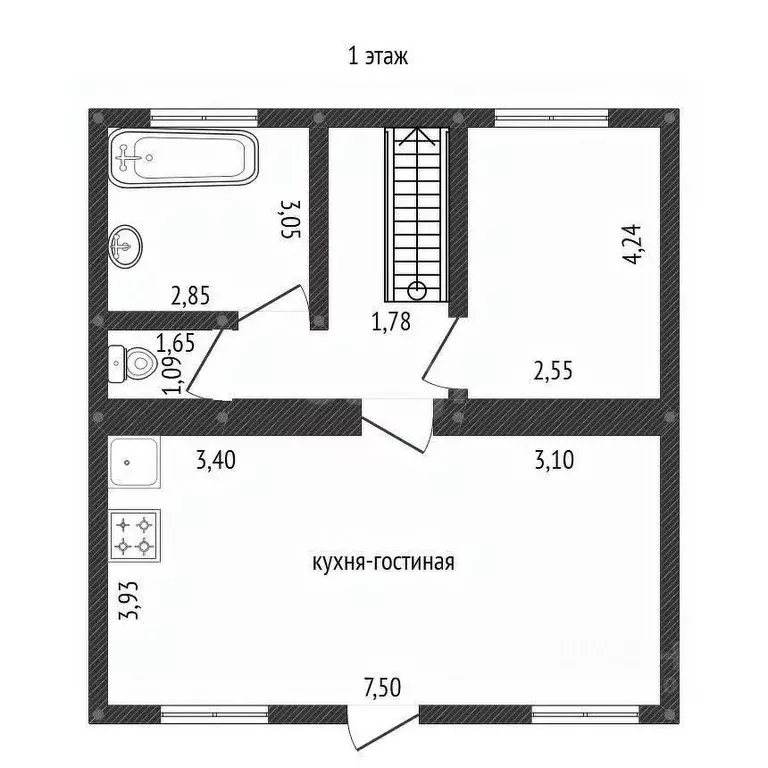 Дом в Башкортостан, Уфимский район, Булгаковский сельсовет, д. Камышлы ... - Фото 2