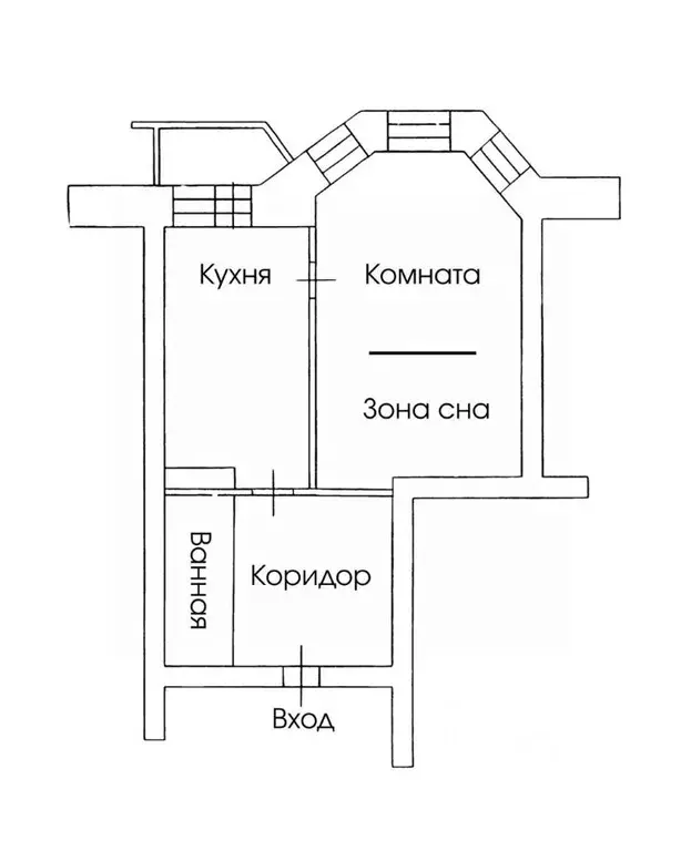 1-к кв. Татарстан, Казань ул. Гарифа Ахунова, 14 (51.3 м) - Фото 1