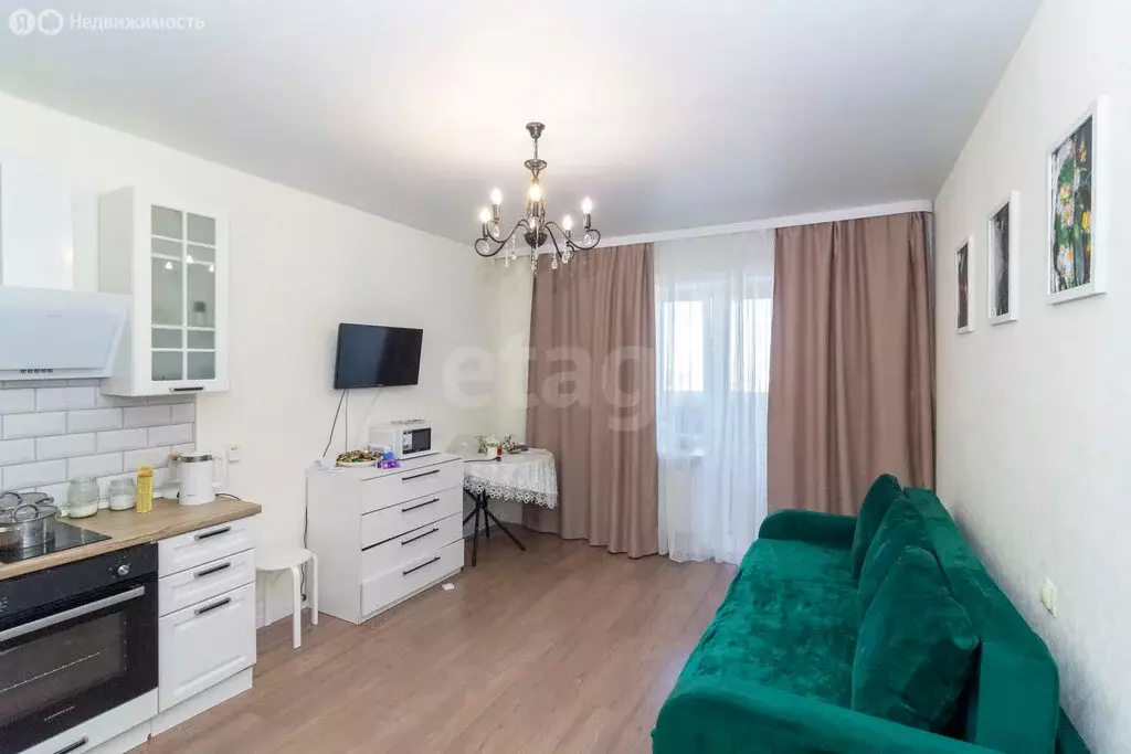 Квартира-студия: Тюмень, Интернациональная улица, 199к1 (24.6 м) - Фото 1