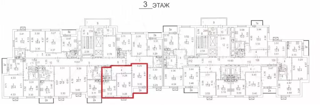 Аукцион: 2-к. квартира, 55,8 м, 3/18 эт. - Фото 1