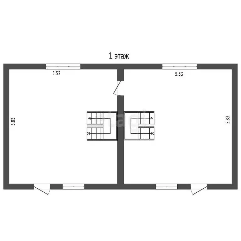 Дом в Перикса, улица Железнодорожная Казарма (64.4 м) - Фото 1