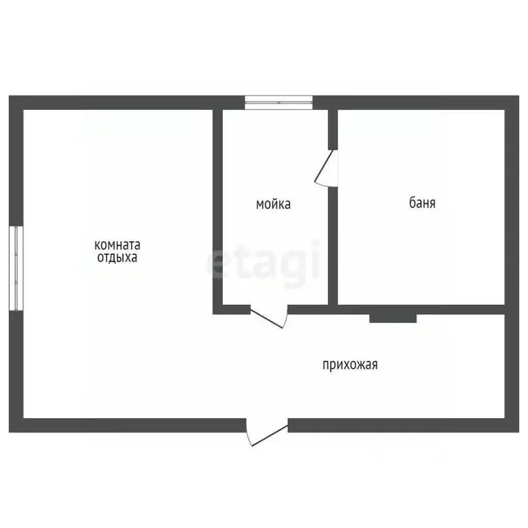 Дом в Тюменская область, Нижнетавдинский район, Строитель ТСН  (24 м) - Фото 1