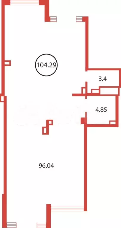 Продам помещение свободного назначения, 105.25 м - Фото 0