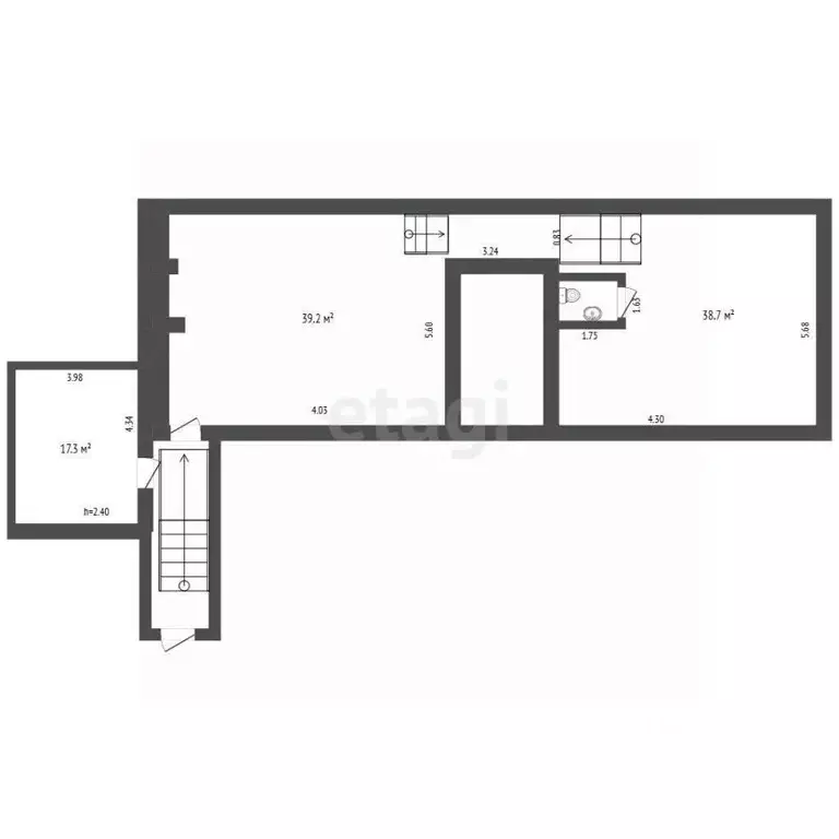 Помещение свободного назначения в Крым, Симферополь ул. ... - Фото 1