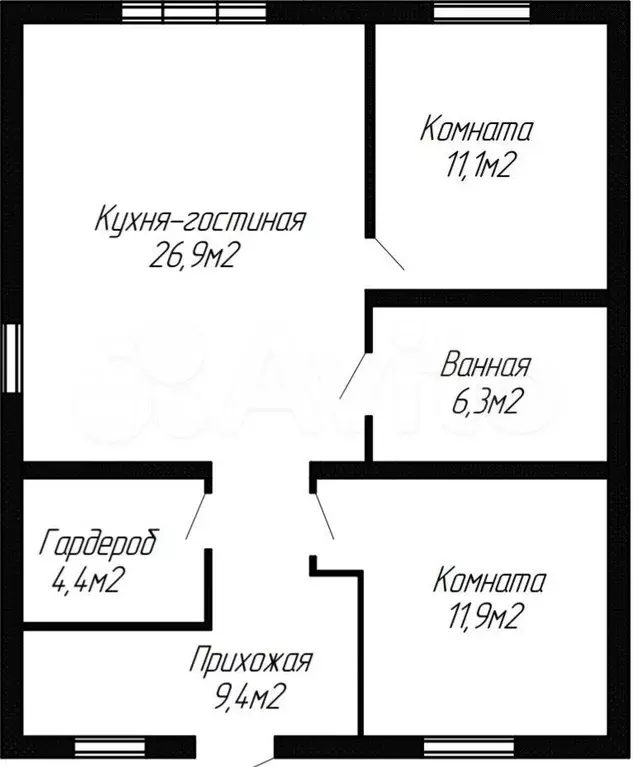 Дом 71 м на участке 10 сот. - Фото 0