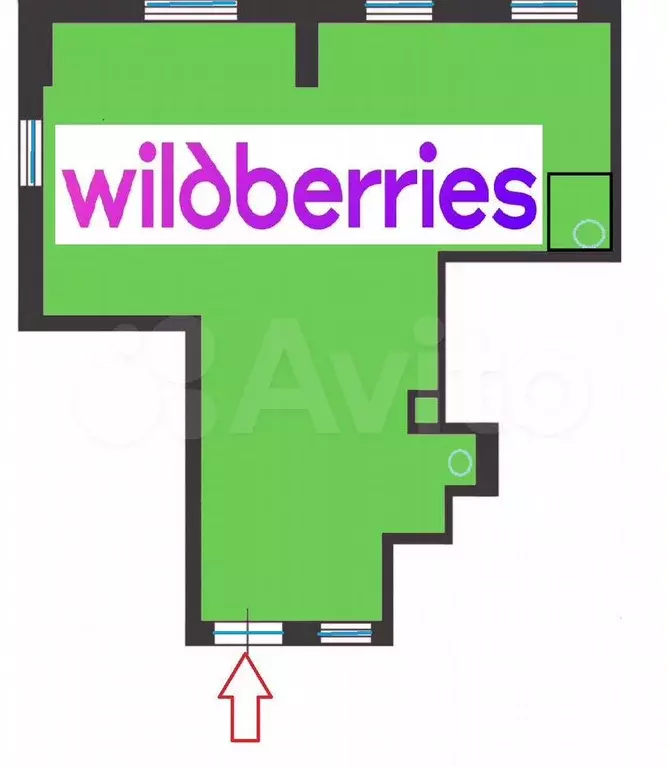 Wildberries, новый дом, рядом с метро, угловое - Фото 0
