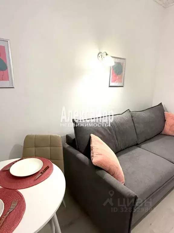 Студия Санкт-Петербург ул. Академика Лебедева, 20аБ (12.4 м) - Фото 1