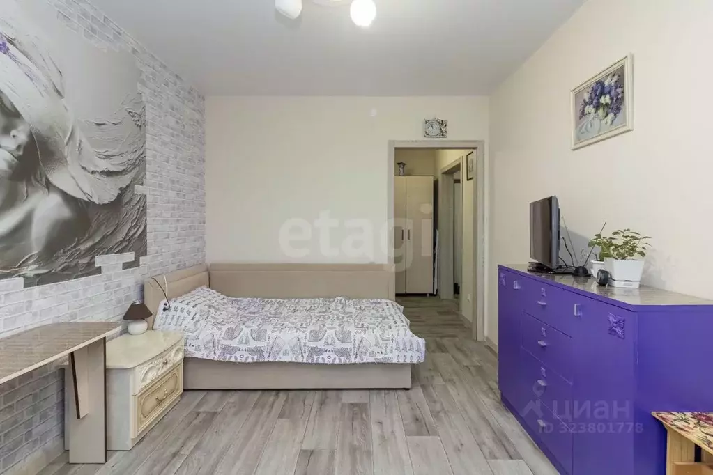 1-к кв. Тюменская область, Тюмень Антипино мкр, ул. Буденного, 1А ... - Фото 1