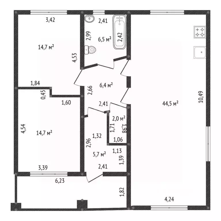 Дом в Башкортостан, Уфимский район, Русско-Юрмашский сельсовет, д. ... - Фото 2