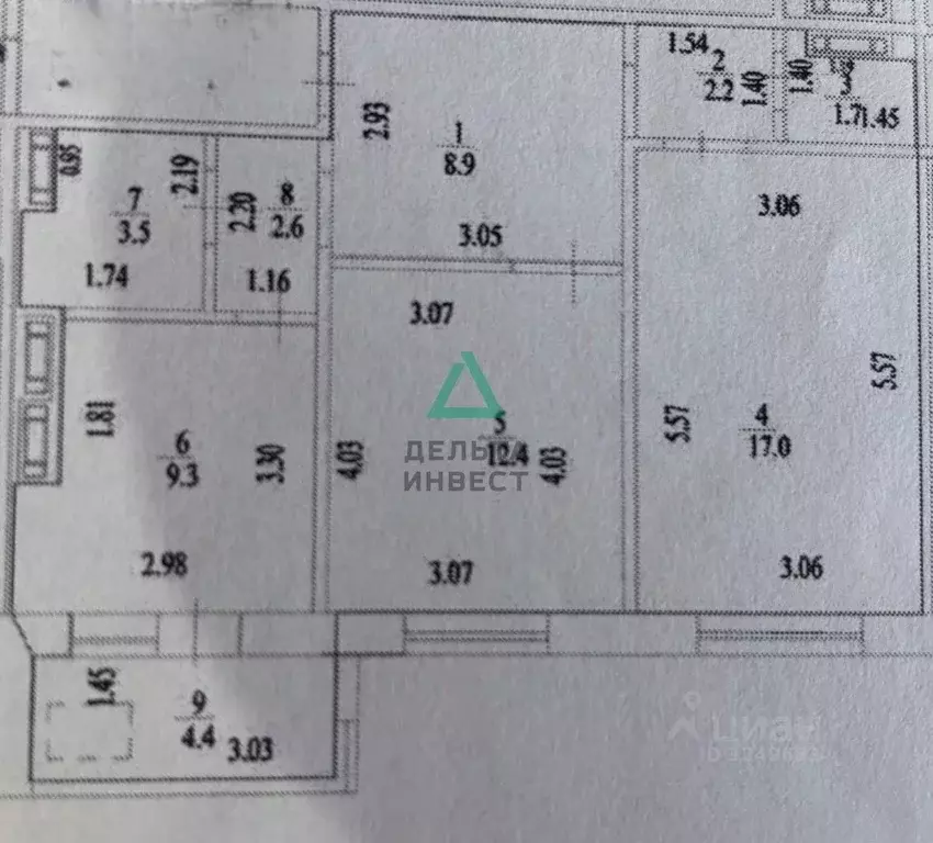 2-к кв. Башкортостан, Уфа ул. Валерия Лесунова, 4А (59.8 м) - Фото 2