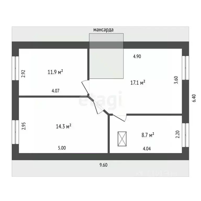 Дом в Калужская область, Малоярославецкий муниципальный округ, Детчино ... - Фото 1