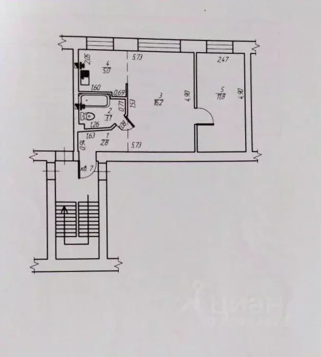 2-к кв. Челябинская область, Кыштымский городской округ, пос. Увильды ... - Фото 2
