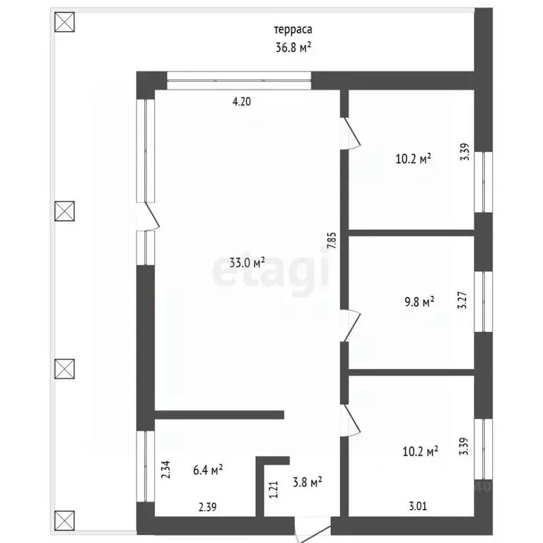 Дом в Тюменская область, Тюменский муниципальный округ, с. Червишево ... - Фото 2