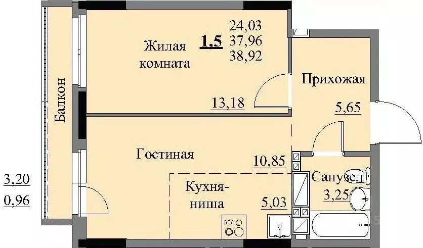 1-к кв. Удмуртия, Ижевск Автопроизводство жилрайон, 3-й мкр, Арден на ... - Фото 1