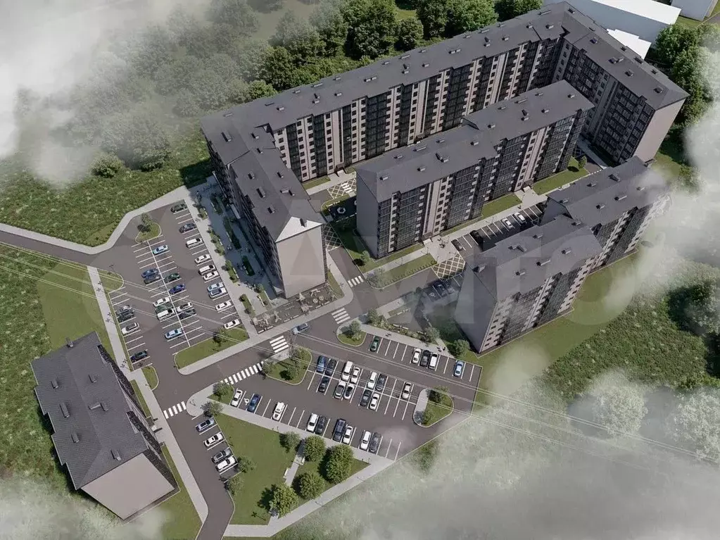Квартира-студия, 35,7 м, 8/8 эт. - Фото 1