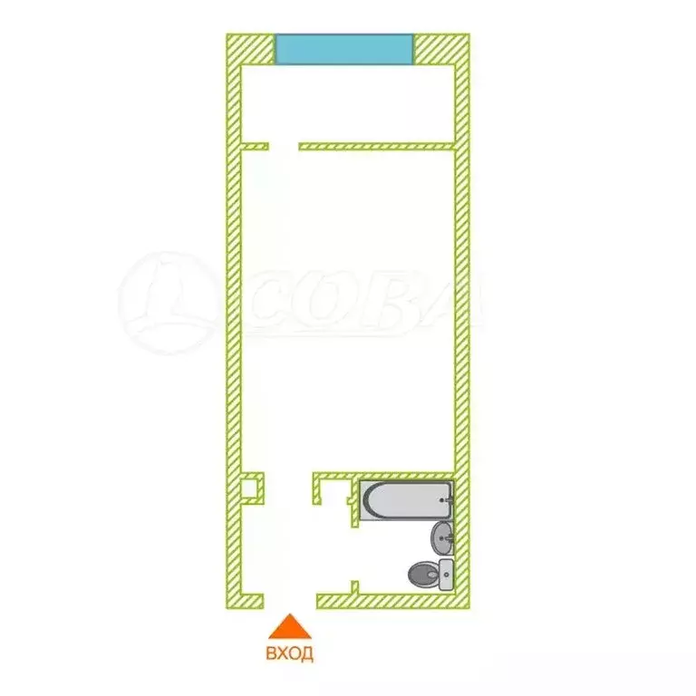 1-комнатная квартира: Дагомыс, Армавирская улица, 116 (16 м) - Фото 2