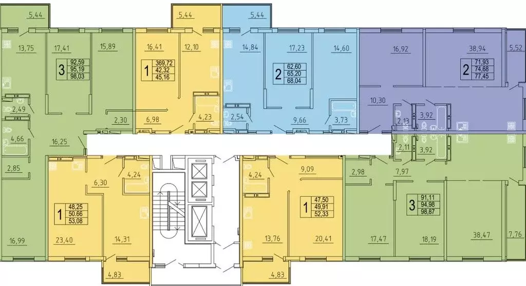 3-к кв. Самарская область, Самара ул. Дыбенко, 5 (98.03 м) - Фото 2