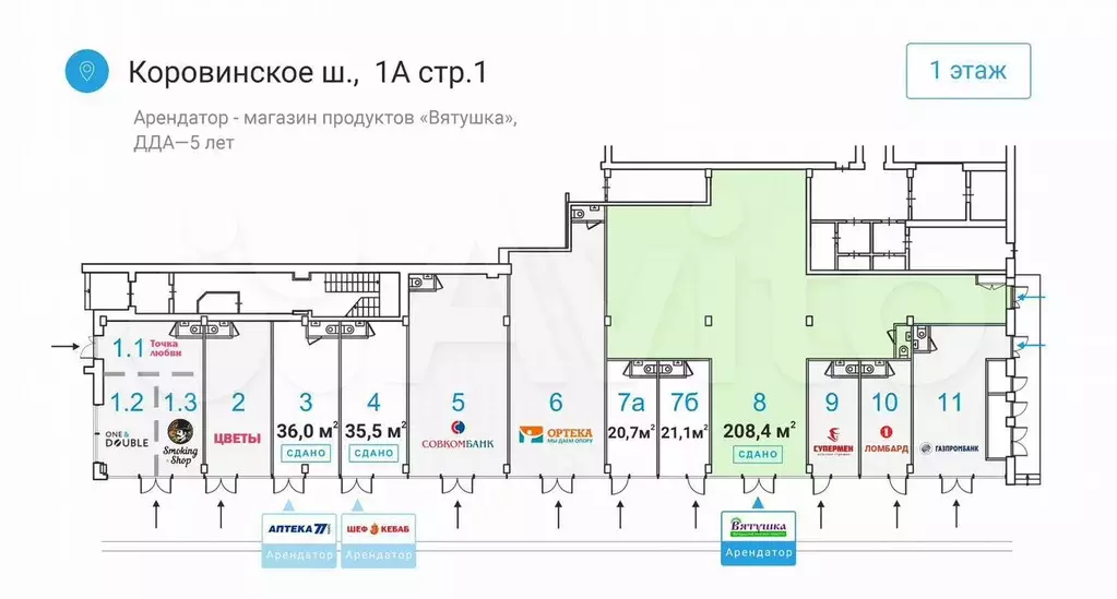 Продам помещение свободного назначения, 208 м - Фото 0