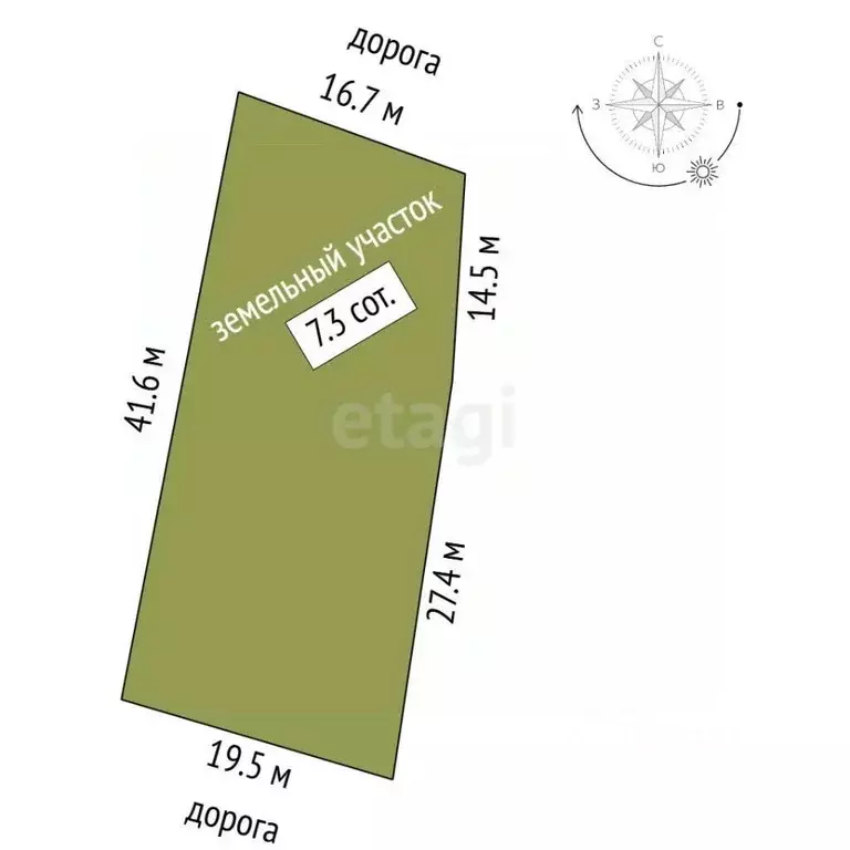 Участок в Крым, Керчь ул. 2-я Нагорная (7.31 сот.) - Фото 2