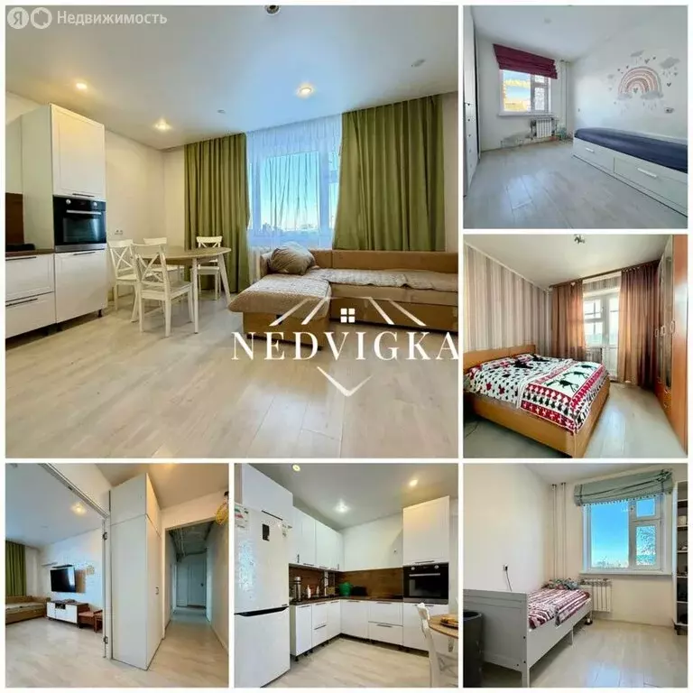 3-комнатная квартира: Мирный, улица Солдатова, 2 (66 м) - Фото 1