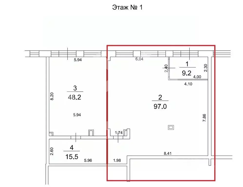 Помещение свободного назначения в Москва Сколковское ш., 40к1 (106 м) - Фото 2