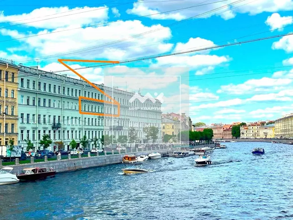 Помещение свободного назначения в Санкт-Петербург наб. Реки Фонтанки, ... - Фото 0