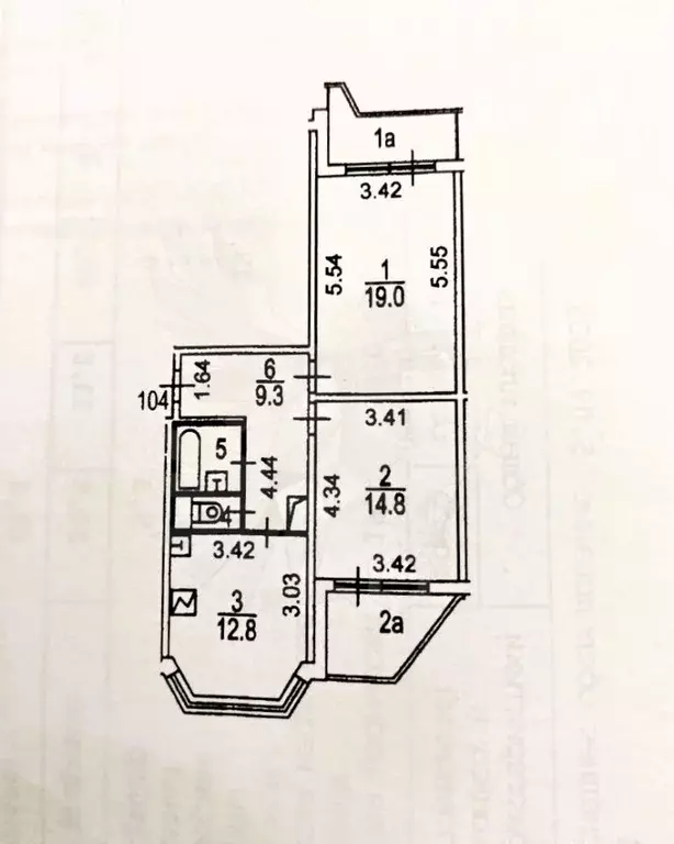 2-к кв. Москва ул. Дмитриевского, 9 (60.0 м) - Фото 2