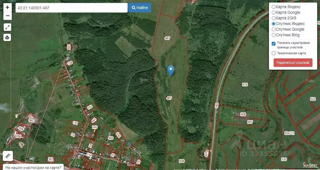 Участок в Кировская область, Нолинский район, д. Перевоз  (2682.0 ... - Фото 2