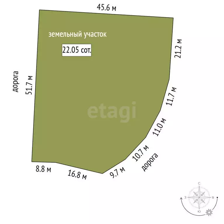 Участок в Стерлитамак, микрорайон Шахтау, улица Горняков (22.05 м) - Фото 1