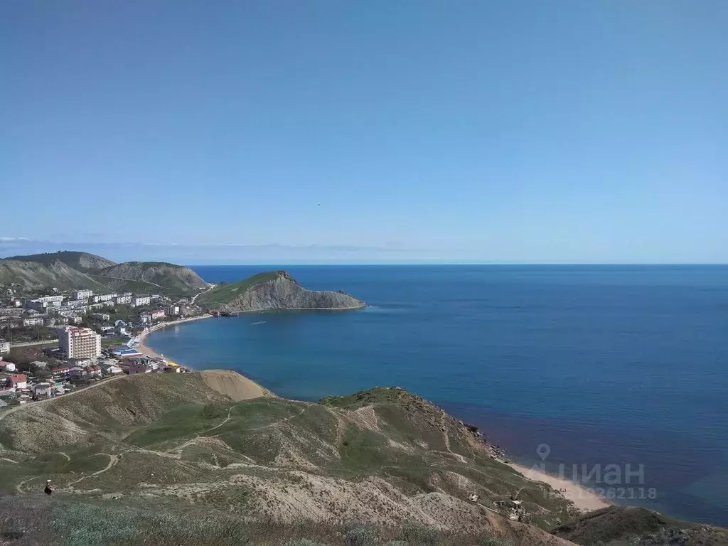 Участок в Крым, Феодосия муниципальный округ, Орджоникидзе пгт, Волна ... - Фото 0
