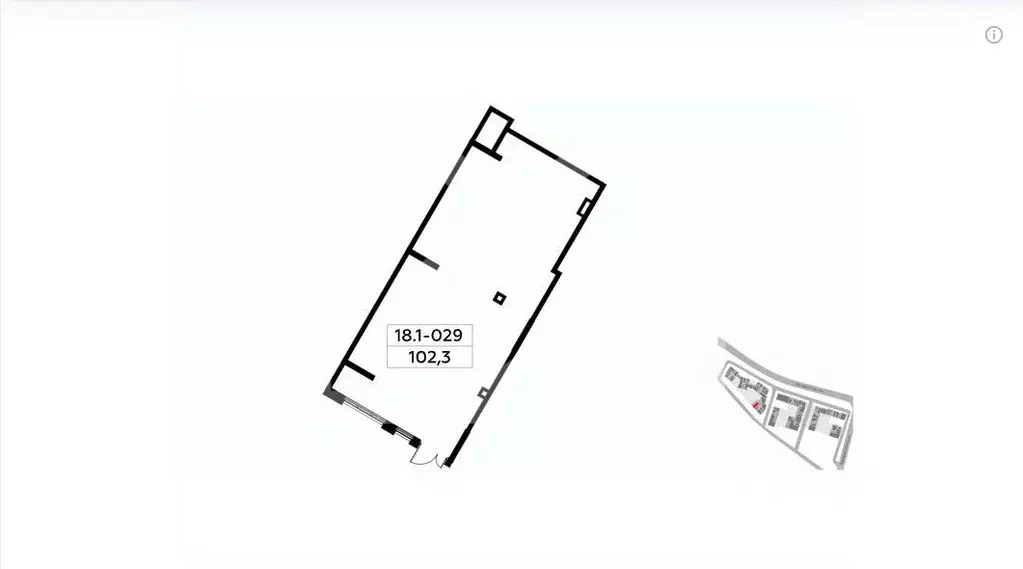 Торговая площадь в Москва Скандинавия жилой комплекс, 18.1.4 (102 м) - Фото 2