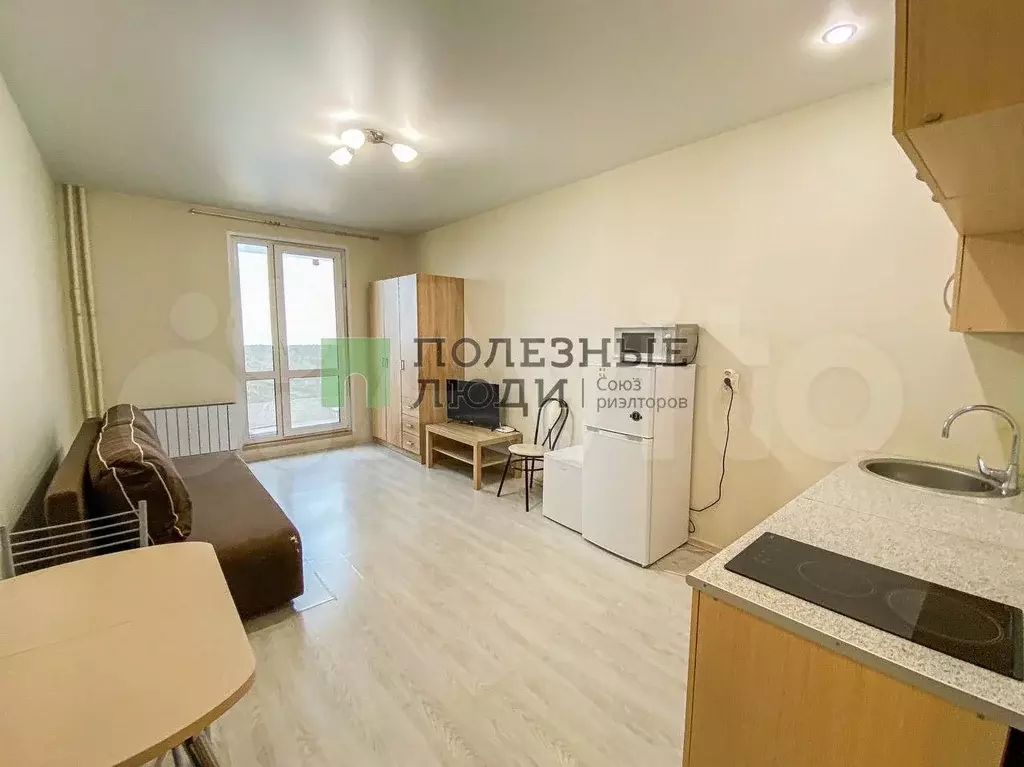 Квартира-студия, 25 м, 9/16 эт. - Фото 1