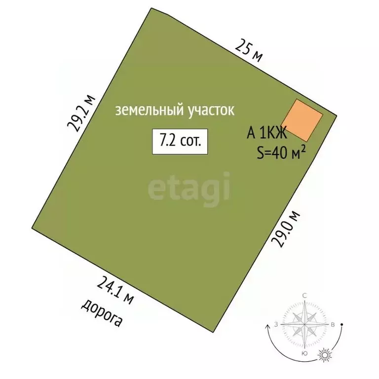 Дом в Тюменская область, Тюмень Автоприбор-2 СНТ, ул. Яблоневая (40 м) - Фото 1