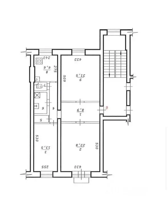 3-к кв. Новосибирская область, Новосибирск Новая ул., 3 (83.2 м) - Фото 0
