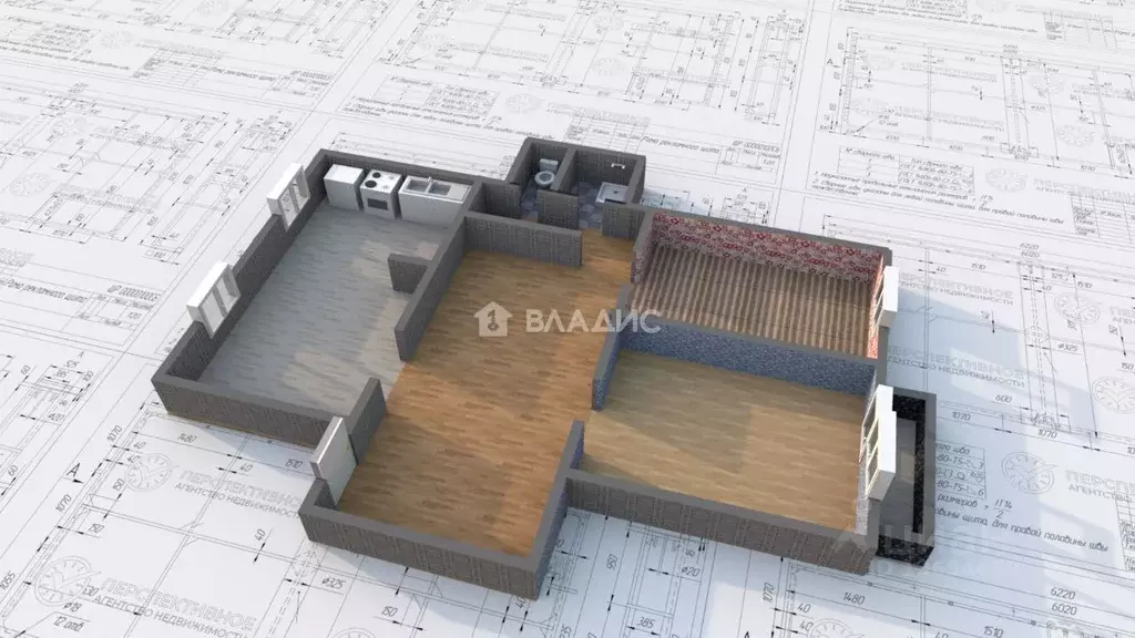 3-к кв. Иркутская область, Ангарск 61-й кв-л, 16 (81.0 м) - Фото 2