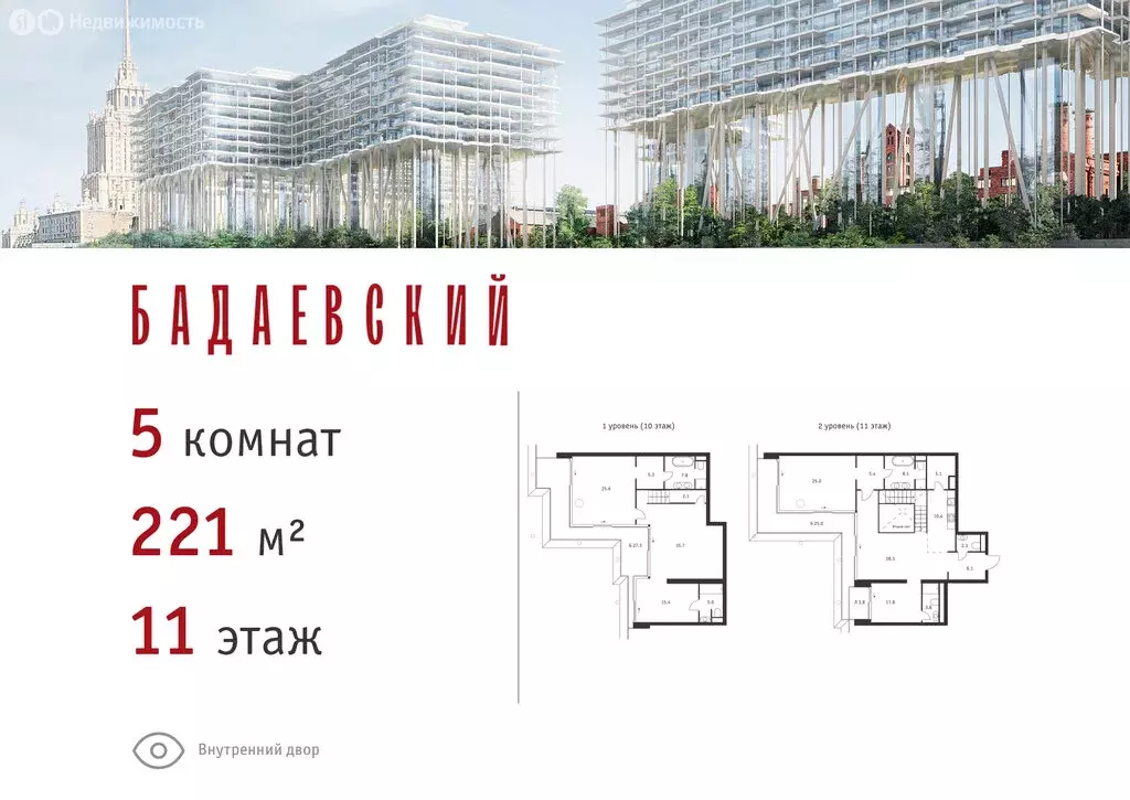 5-комнатная квартира: Москва, Кутузовский проспект, 12с3 (221 м) - Фото 0