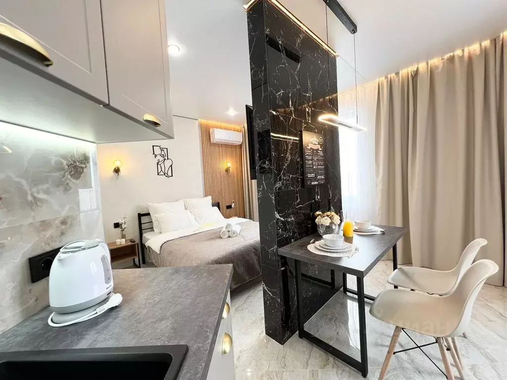 Студия Калужская область, Калуга бул. Солнечный, 18 (30.0 м) - Фото 2