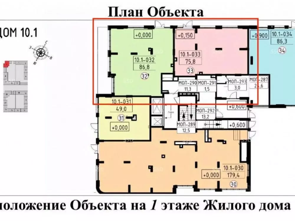 Помещение свободного назначения в Москва ул. Лобановский Лес, 7 (164 ... - Фото 2
