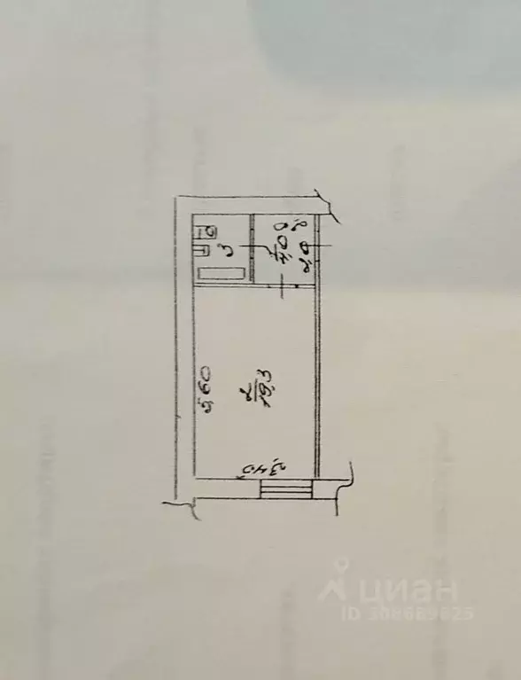 1-к кв. Липецкая область, Липецк ул. М.И. Неделина, 14 (26.0 м) - Фото 0