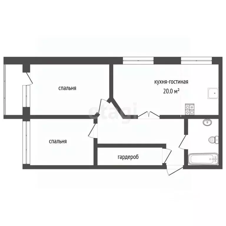 3-к кв. Московская область, Балашиха просп. Ленина, 32г (64.2 м) - Фото 2