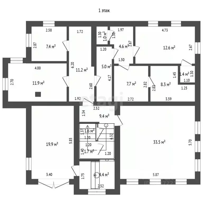 Дом в Башкортостан, Стерлитамакский район, Отрадовский сельсовет, с. ... - Фото 1